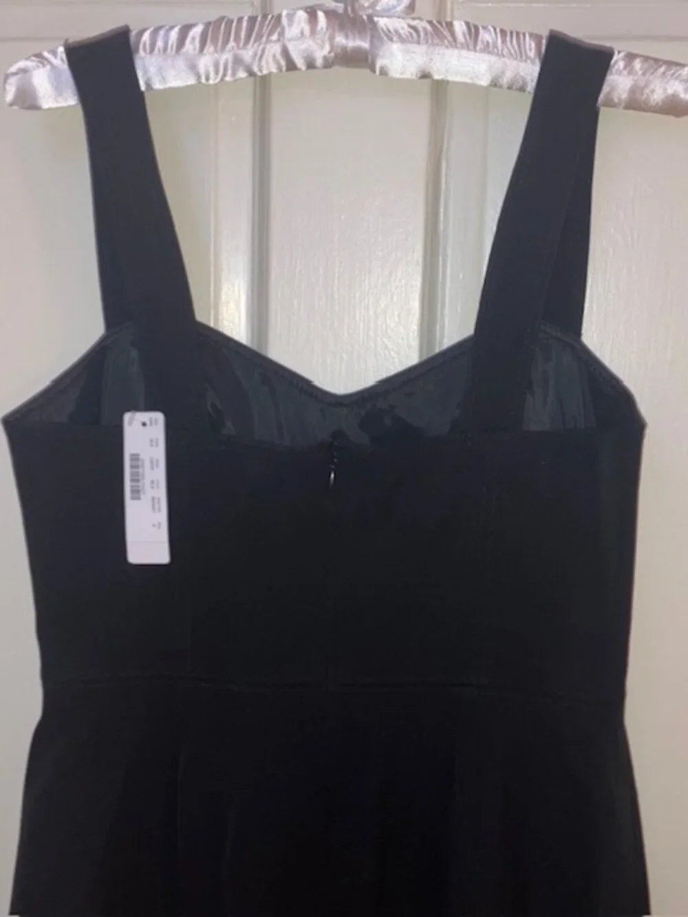 J. Crew Dress Stretch Faille Sheath Sleeveless L6376 Black Sz 6 NWT - Picture 4 of 11